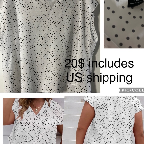 Women’s 3X White Shirt/Blouse by SHEIN - Picture 7 of 7